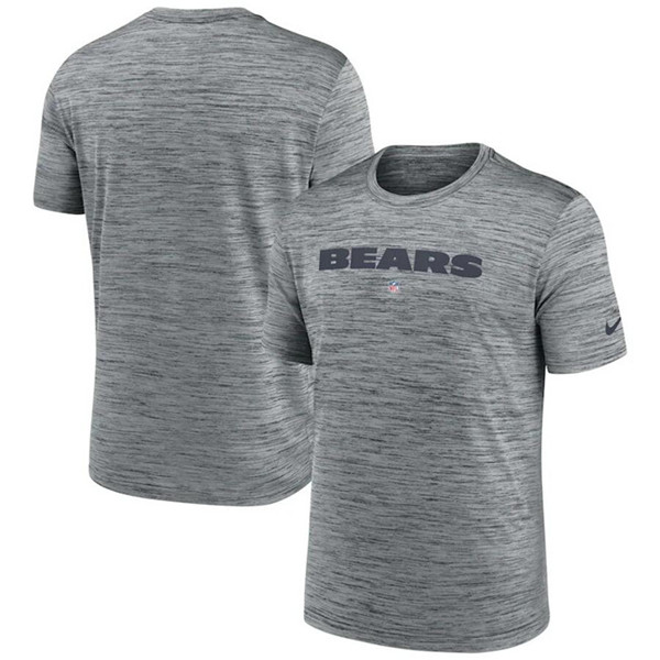 Men's Gray Chicago Bears Velocity Performance T-Shirt